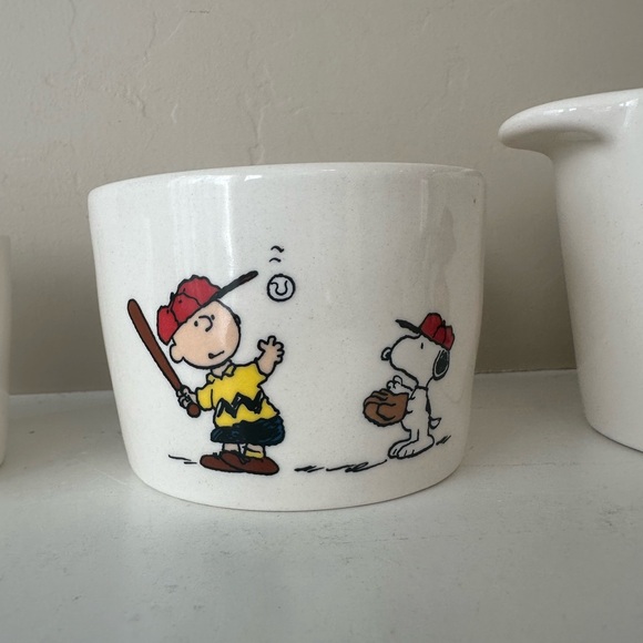 Rae dunn Snoopy Peanuts Baseball measuring cups New 2024 - Picture 7 of 8